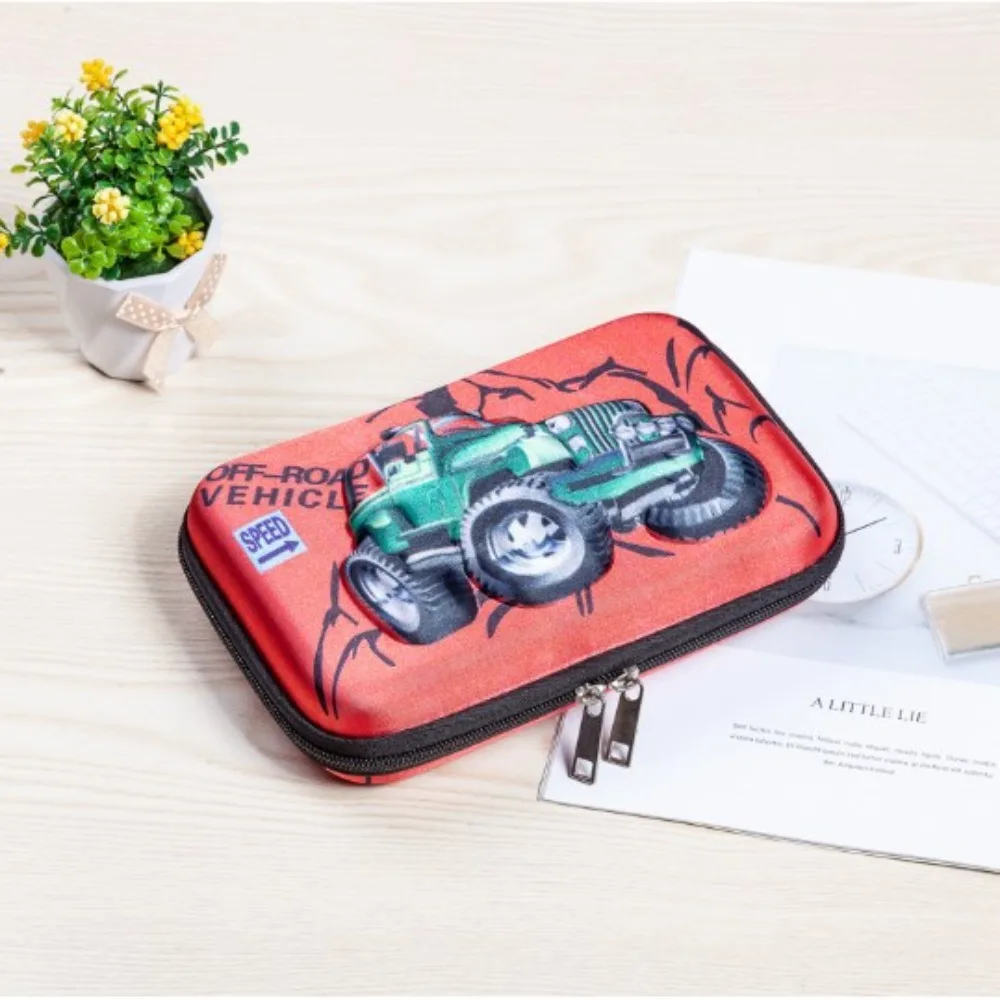 

Large Capacity Creative Pencil Case Durable EVA Square Kawaii School Supplies Waterproof and Stain Resistant Escolar Pencilcase