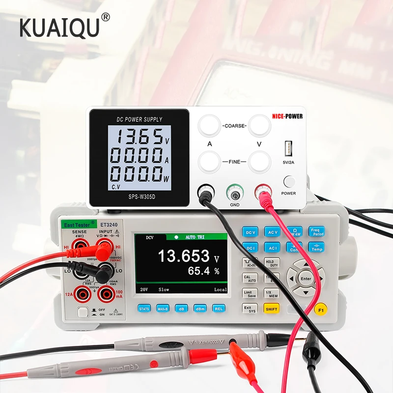 

Adjustable Power Supply Lab DC Laboratory for Mobile Repair Phone Stabilized 30V 10A USB Wires Ground 60V 5A 120V 3A DIY Tools