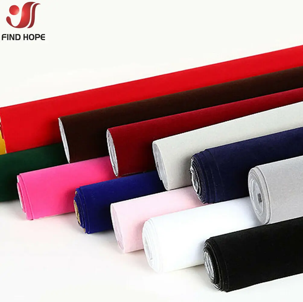 Description Picture 6 of item20/40 x 145cm Self-adhesive Velvet Flock Liner Jewelry Contact Paper Craft Fabric Sticker MultiColor