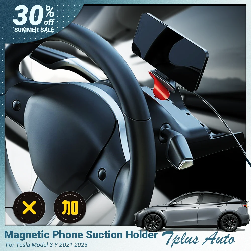 Newest 2022 Steering Wheel Phone Holder For Tesla Model 3