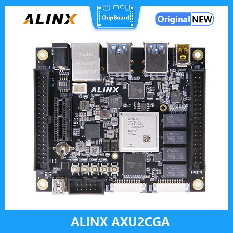 

ALINX AXU2CGA: Xilinx Zynq UltraScale+ MPSoC ZU2CG FPGA Board with Customized Fan Vitis-AI DPU 1GB DDR4 AI Study Board