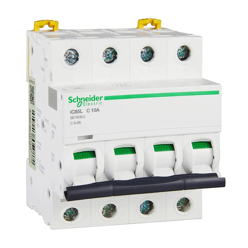 

IC65 Miniature Circuit Breaker IC65L 4P C1A IC65L 4P C10A IC65L 4P C20A IC65L 4P C25A IC65L 4P C32A IC65L 4P C40A