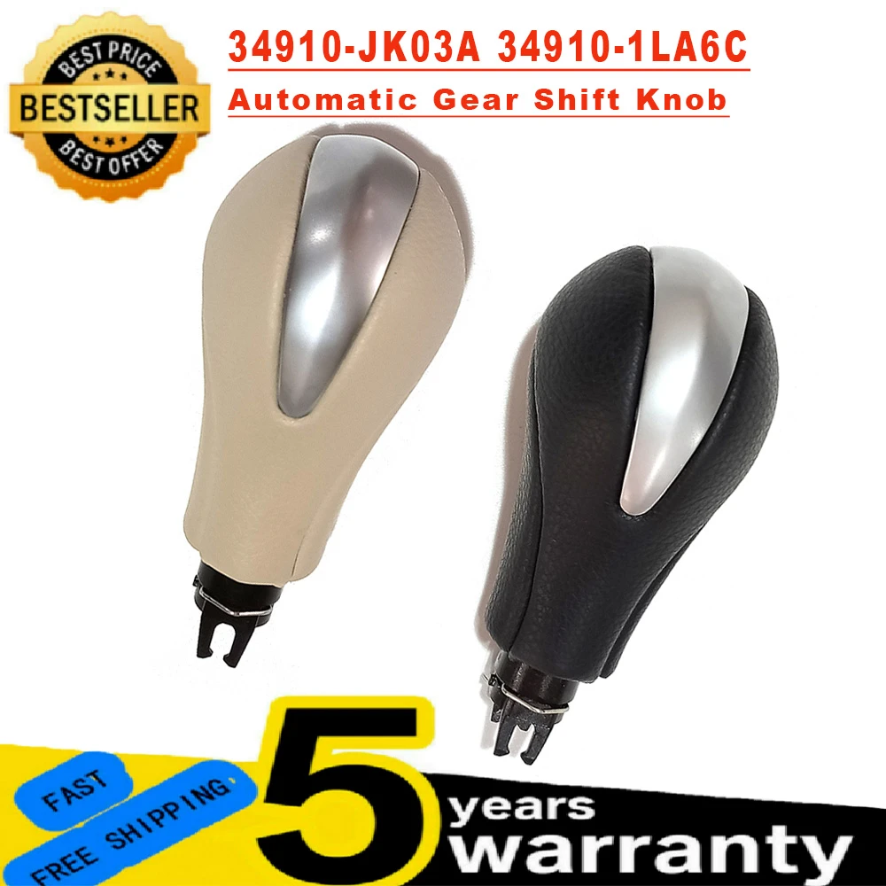 New Automatic Gear Shift Knob 34910JK03A 349101LA6C For Nissan