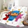 Cartoon P-PocoyoS Printed Comfortable And Soft Sofa Living Room Bedroom Plush Blanket Suitable For Home Travel And Gifts 4