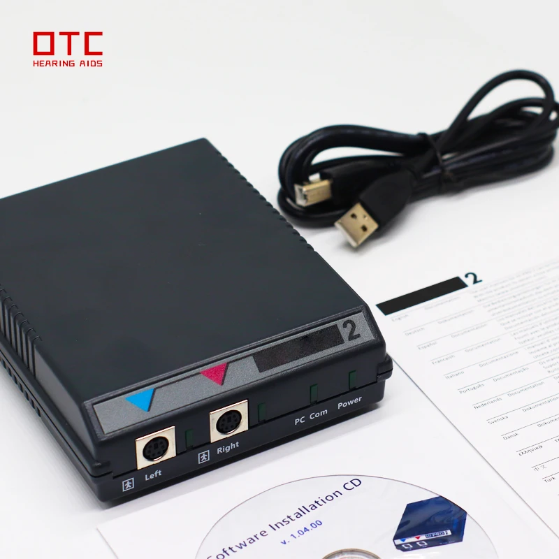 Hipro 2 5X digital hearing aid programming device Compatible /resound/Phonak etc with all digital hearing aids 5