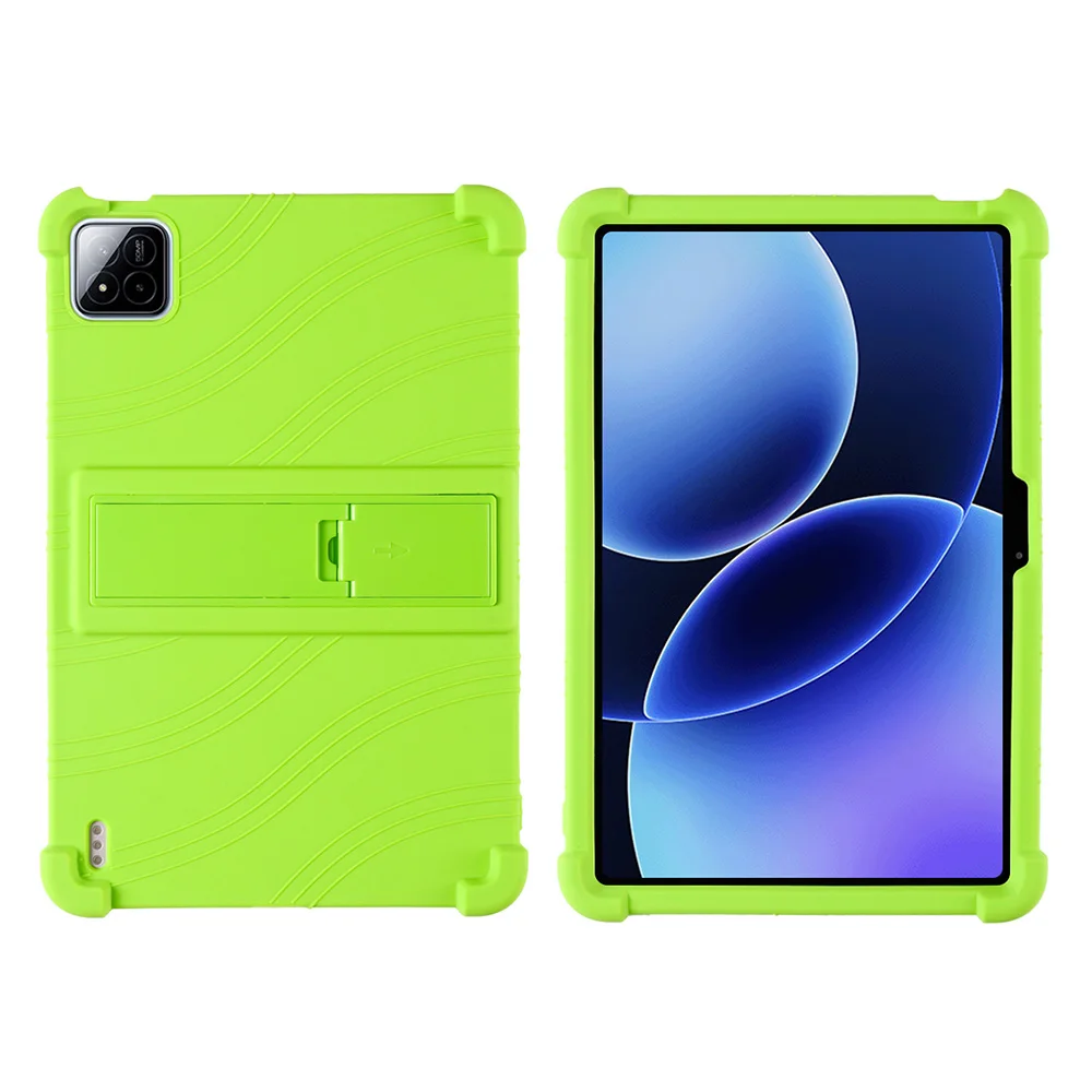 Children's Soft Silicone Stand Case for 11.2-Inch Tablets - Durable, Protective, and Adjustable