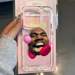 Kanye West YE Transparent Soft TPU Back Cover Phone Case - iPhone X(XS) (TTK - 296TK250410308)