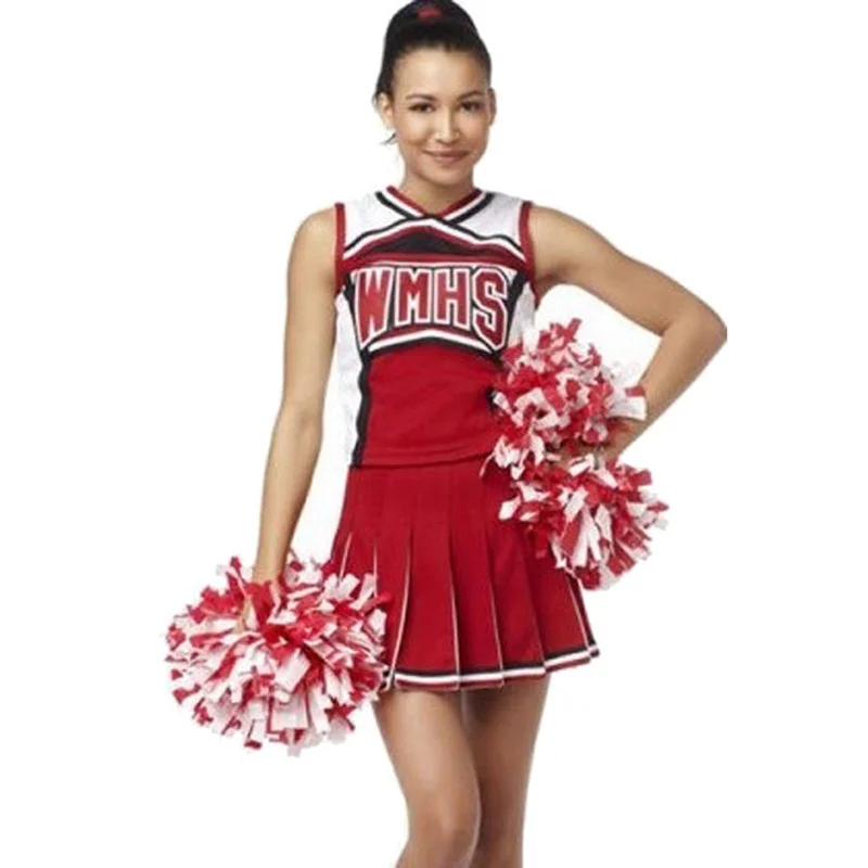 Costume Da Cheerleader Per Ragazza Stile Glee Cheerleading College Cheerleader Cheerios Costume Fancy Dress Uniform High School Glee Club