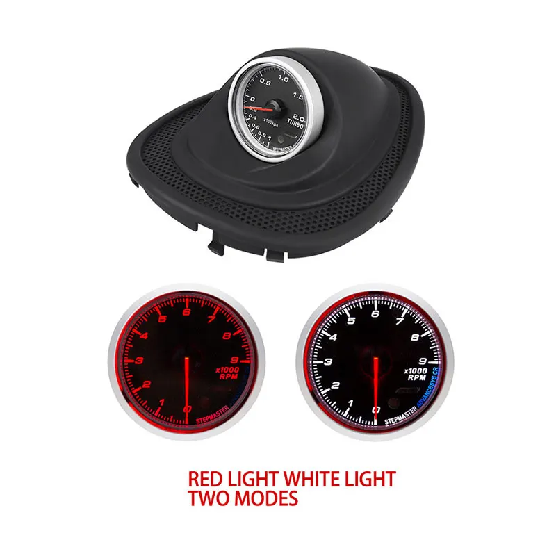 For Car Boost Gauge Water Temp Oil Temp Cover For Mini Cooper F54 F55 F56 F57 Dashboard Panel Clock Interior Auto Decoration