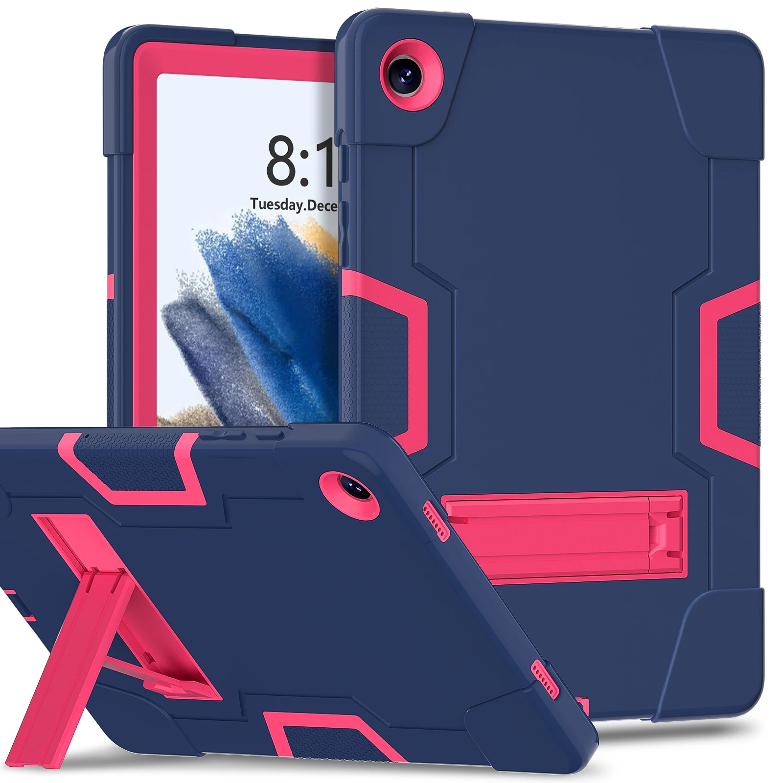 Heavy Duty Rugged Protective Tablet Case with Stand