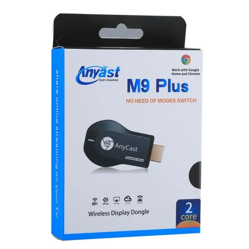 1080P Wireless WiFi Display TV Dongle Receiver HDMI-compatible TV Stick M9 Plus for DLNA Miracast for AnyCast for Airplay