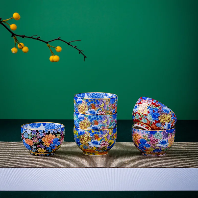 Unusual Aesthetic Jingdezhen Porcelain Ceramic Tea Cup Teeware Teware Handmade Mug Glaze For Puer Kung Fu Oolong Tieguanyin