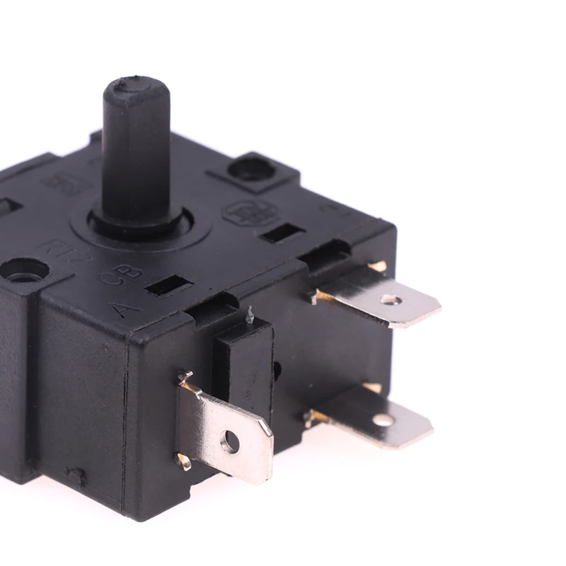 Description Picture 3 of item3/5 Pin 2/4 Position Rotary Switch Selector AC 250V 16A Radiator For Household Heater Electric Baking Lamp Small Sun Switch