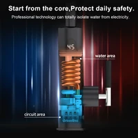 Briwellna ใหม่น้ําร้อนทันทีเครื่องทําความร้อนก๊อกน้ํา Universal หัวฉีด 220V ก๊อกน้ําไฟฟ้าร้อนและเย็น Dual ใช้ Hot Water TAP 2