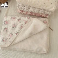 Couverture en Mousseline à Imprimé Floral pour Bébé, Couette pour l'Été, Couette pour Nourrisson, Juste de Sieste, Literie d'Hiver 1