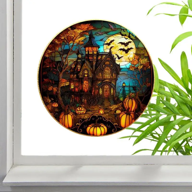 

Halloween Window Clings Double-Sided Clings Removable Decals Decoration Scary Halloween Party Decorations Stickers For Hotel