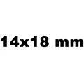 14x18 mm