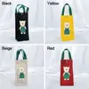 Cute Bear Portable Water Bottle Handbag Insulated Cup Cover Holder Hand Carrying Camping Cup Bag Canvas Printed Umbrella Bag 5