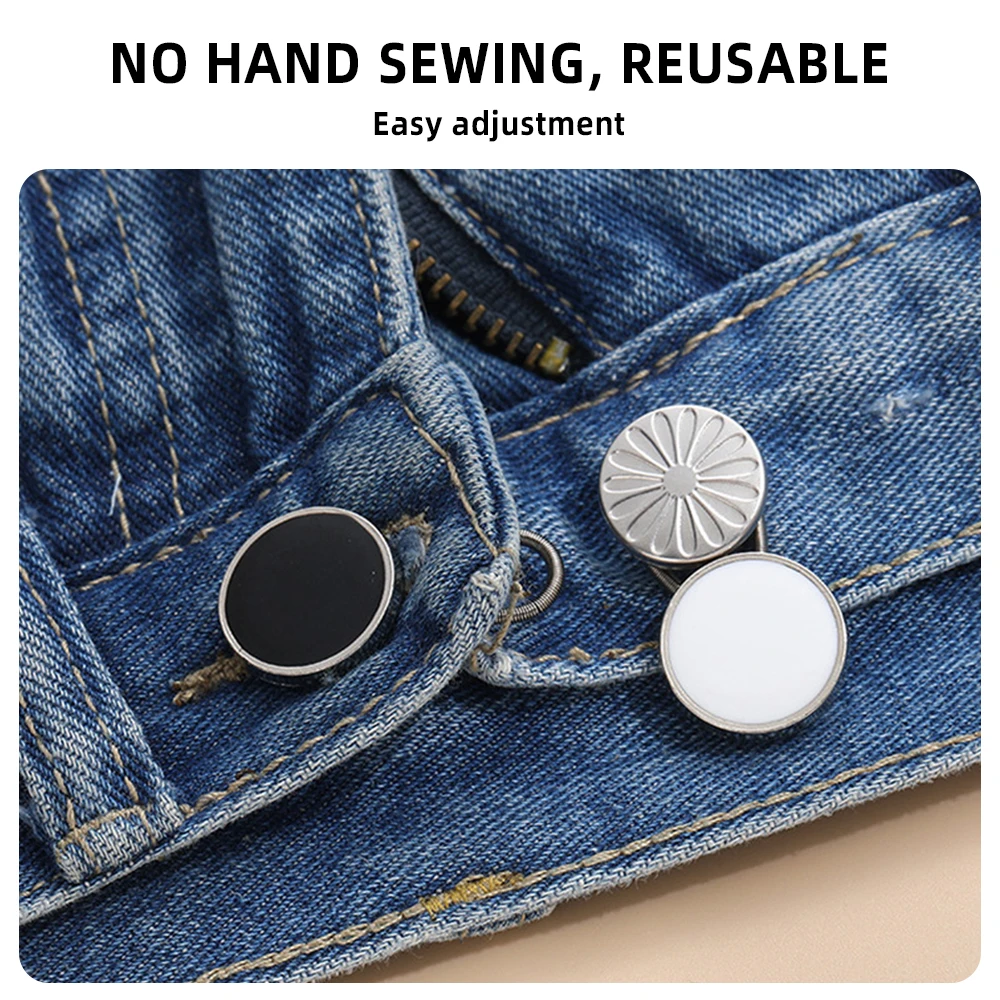 6pcs Collar Extenders, Neck Extenders Shirt Elastic Button