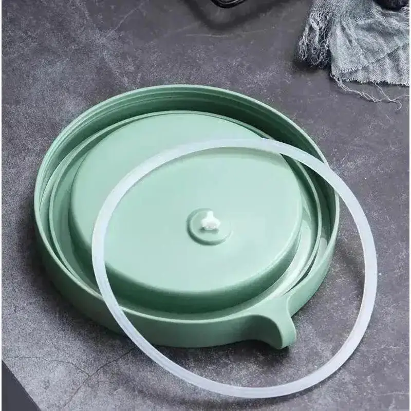 New 450ml Stainless Steel Food Insulation Bucket Portable Folding Tableware Student White-collar Lunch Box Sealed And Leak-proof