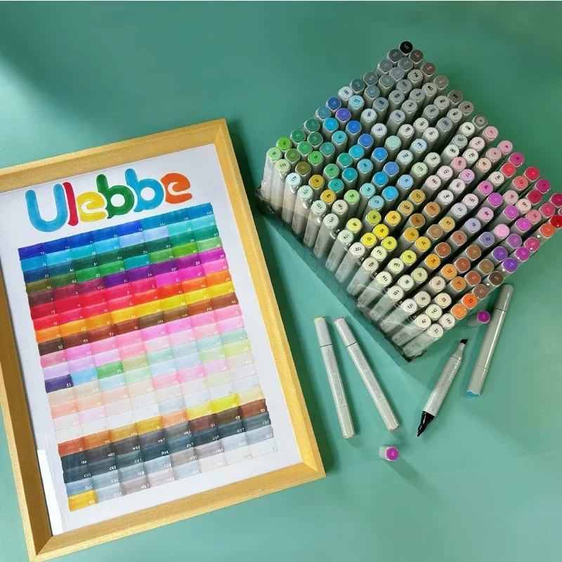 30/60/80Color Double Headed Marker Pen for Student Hand