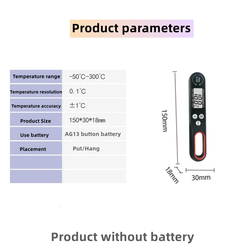 Digital Cooking Thermometer with Probe