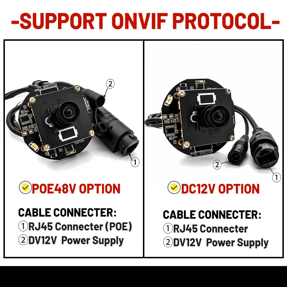 12MP IP Camera Module 4000x3000 25FPS 1/2.3" IMX577 CMOS POE Webcam Board With N