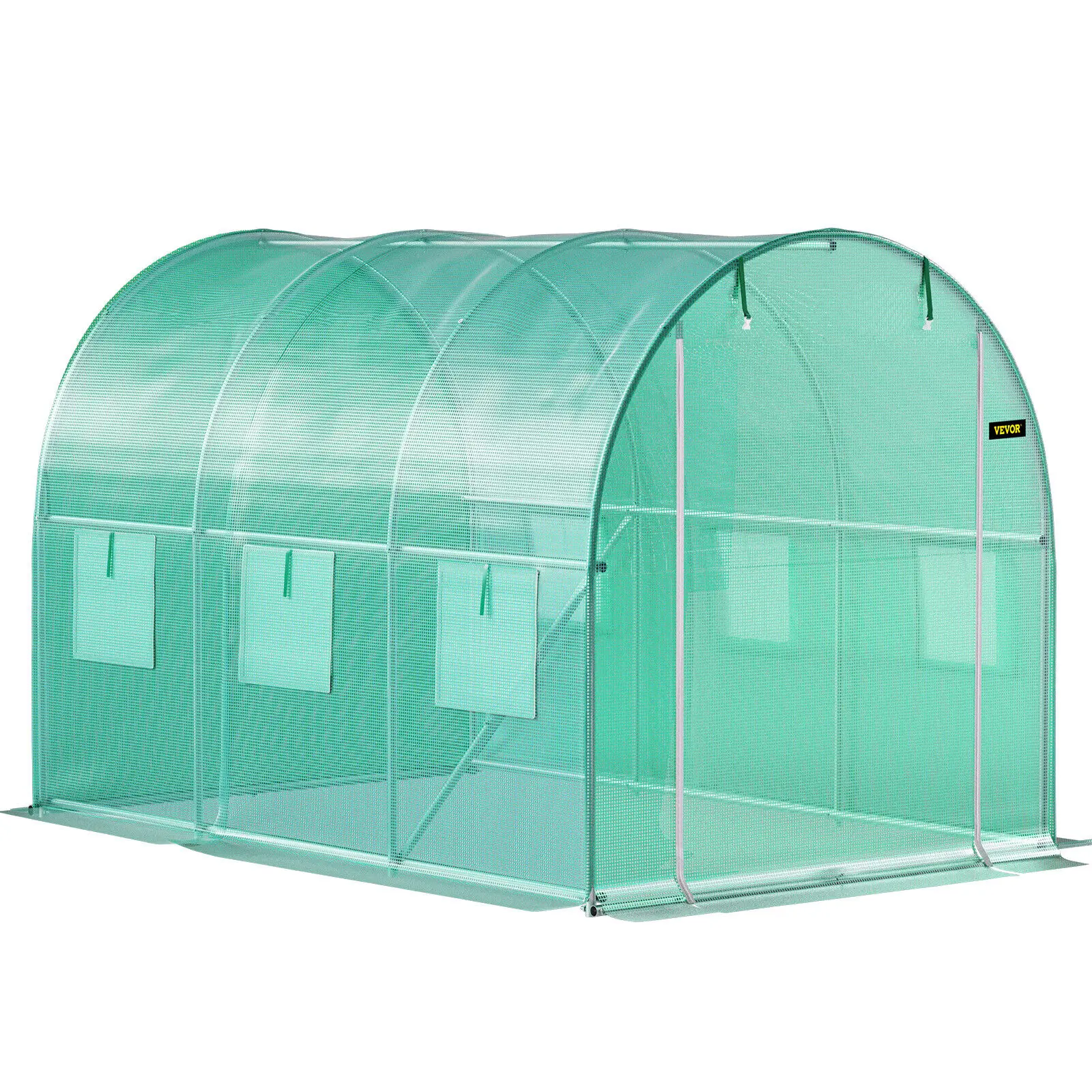 Walk-in Tunnel Greenhouse Galvanized Frame Waterproof 9.8x6.6x6.6 ft