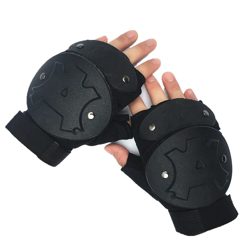 War God Tortoise Shell Anti Riot Half Finger Tactical Gloves fingerless gloves anti cut gloves cut resistant gloves diving gloves
