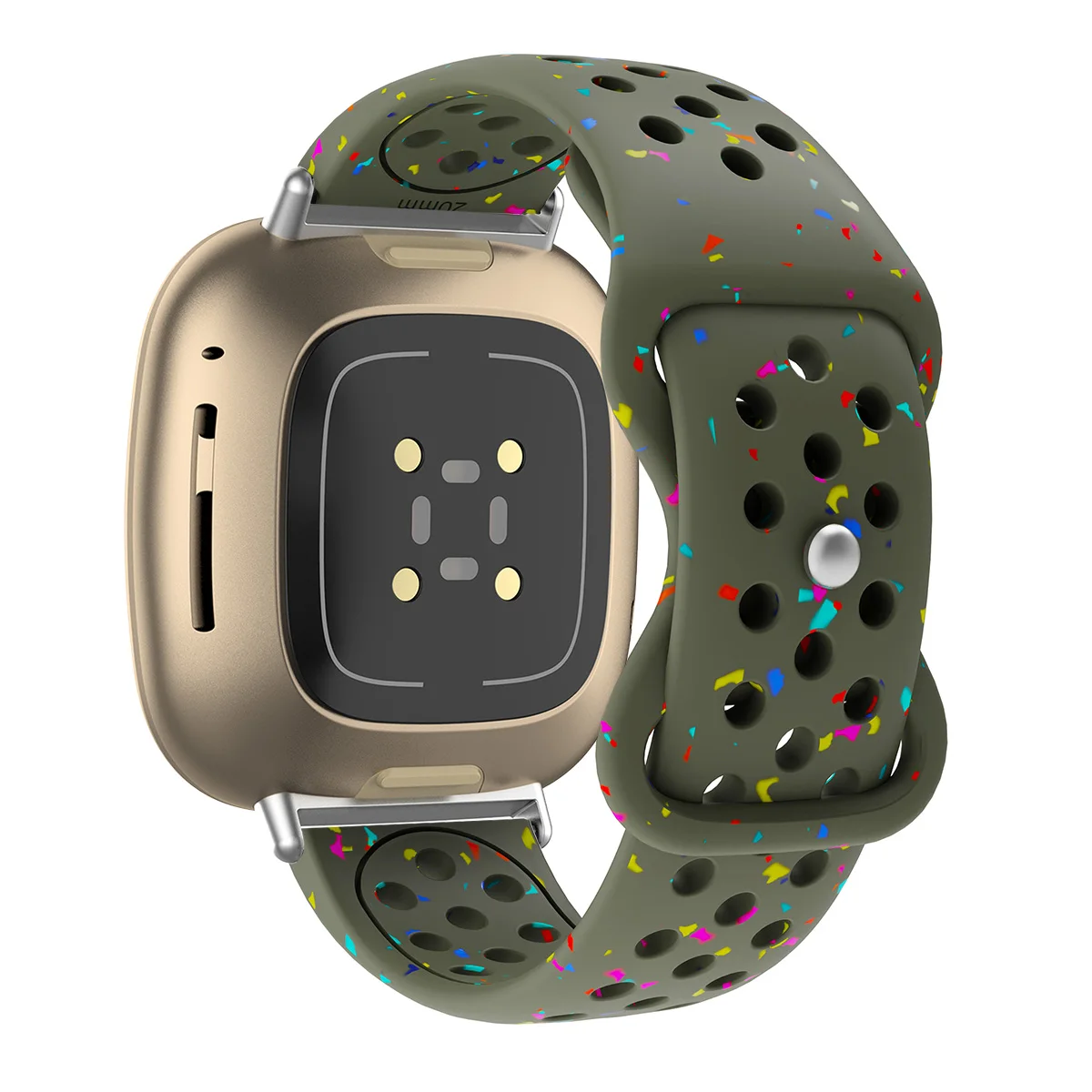 Elastic Eco-Friendly Silicone Sport Strap in Jelly Colors - Smartwatch Accessories