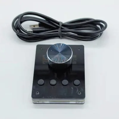 Black button