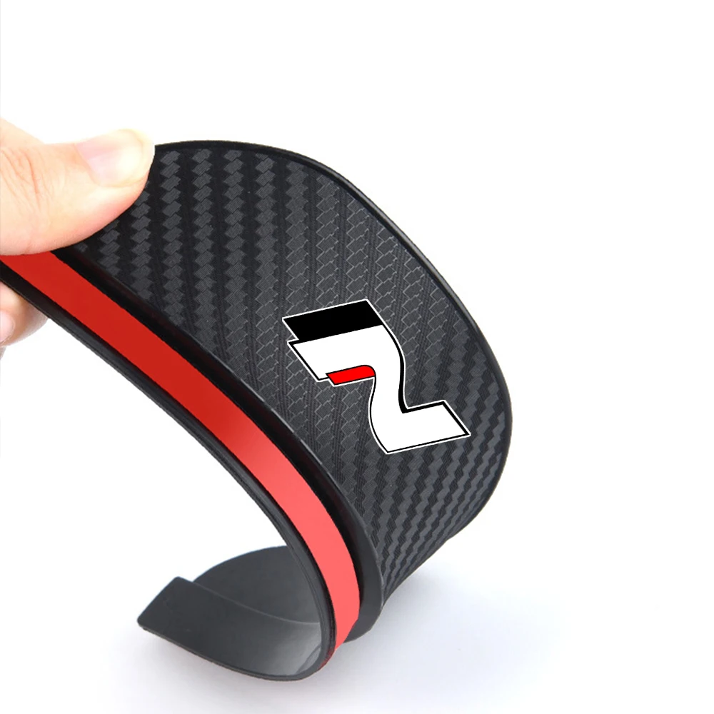 2Pcs car accessoires Awnings Shelters Rearview Mirror Rain Cover Carbon Fiber Side For Hyundai N NLINE sticker Accessories