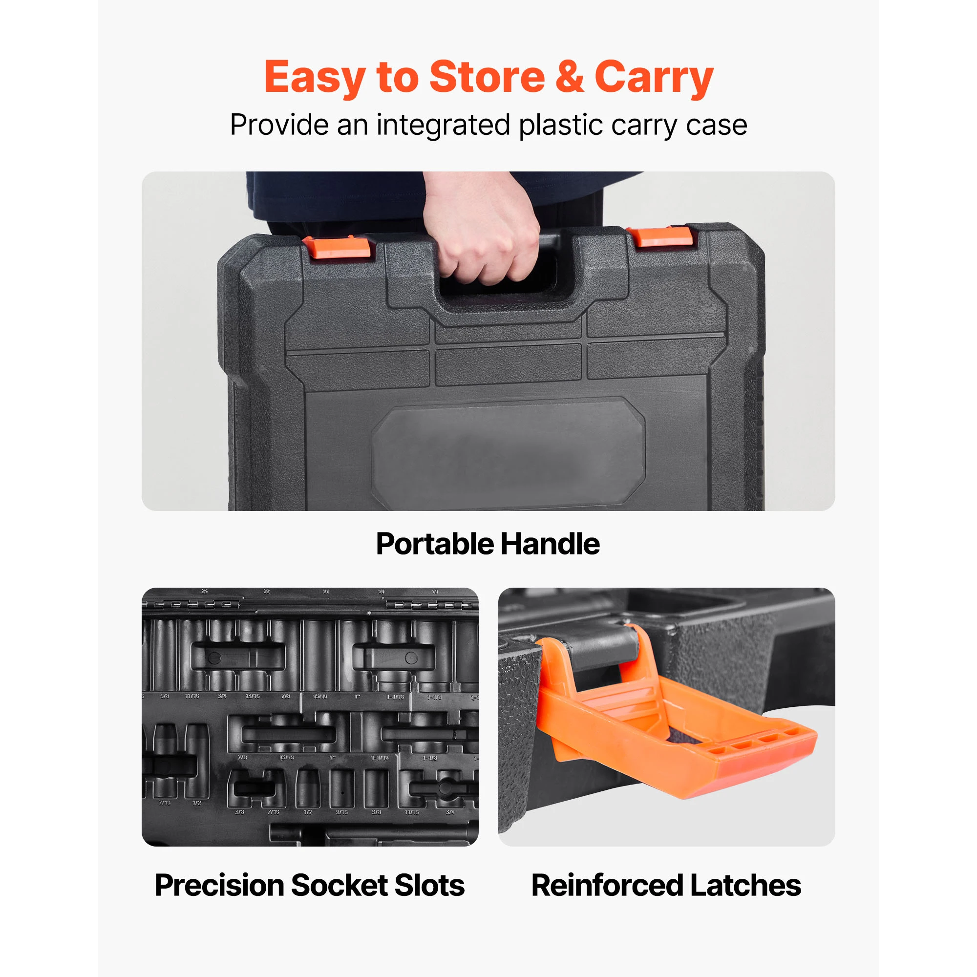 CR-V Steel Auto Repair Impact Socket Set