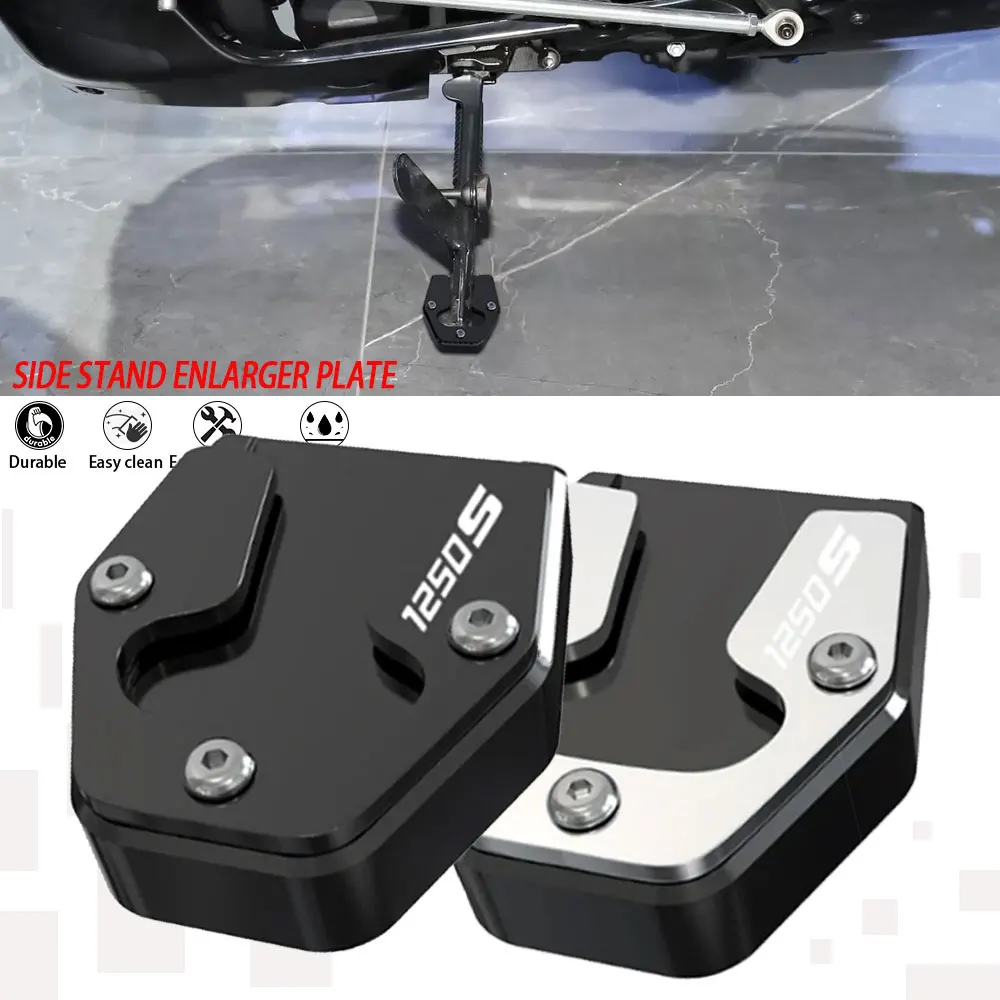 

FOR Sportster SPORTSTER S RH1250 1250S 2021 2022 2023 2024 Motorcycle Foot Side Stand Enlarger Plate Kickstand Enlarge Extension