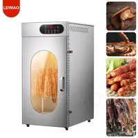30Kg Sausage Meat Smoke Dryer Machine With 29 Hook Fish Smoker Oven Meat Smoker Machine 1