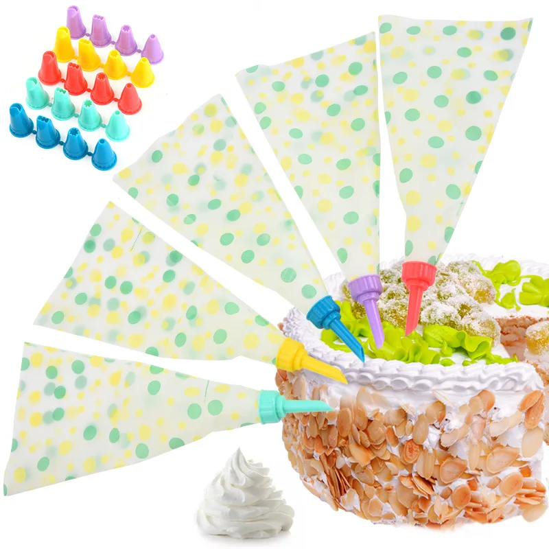 

Plastic Cream Pastry Nozzles Piping Confectionery Bag Kitchen Cake Decorating Tools DIY Chocolate Cookie Biscuit Baking Molds
