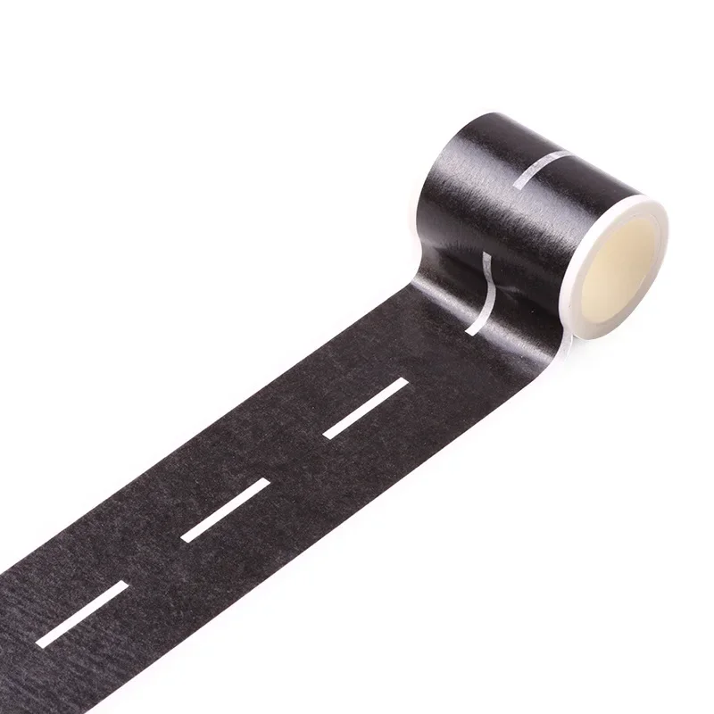 1 Pcs 5m Railway Train Curve Design Paper Washi Tape DIY Road Traffic Adhesive Tape Scrapbooking Sticker Label Masking Tape images - 6