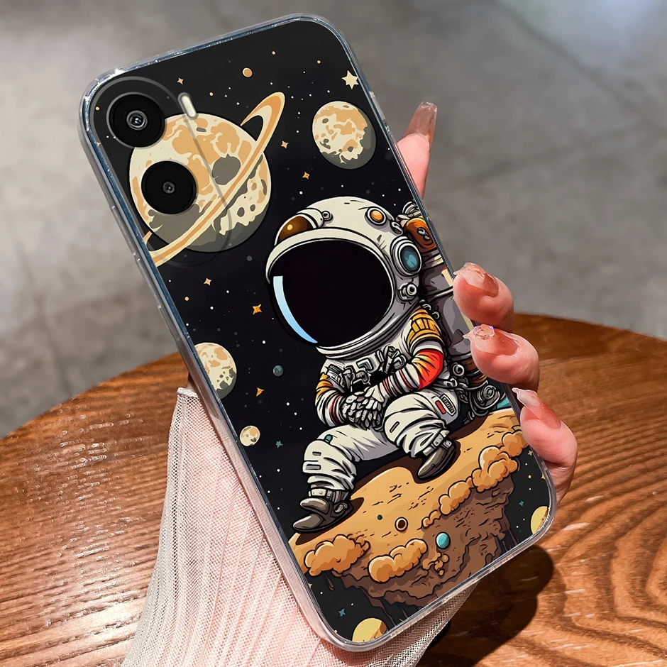Cartoon Sweet Bowknot Antifouling Anti-Drop Clear Protective Case