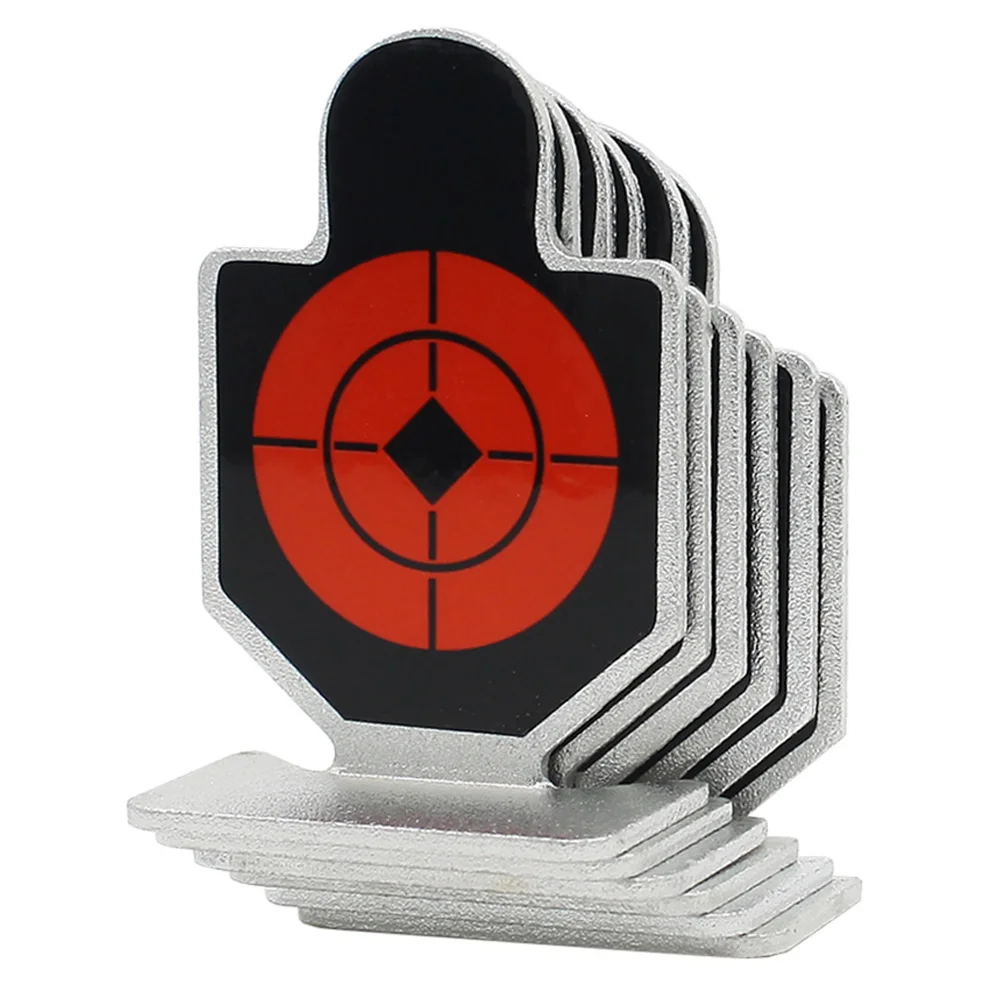 6Pcs /Lot Tactical Shooting Target Set Durable Hunting Airsoft Practice Target Metal Target
