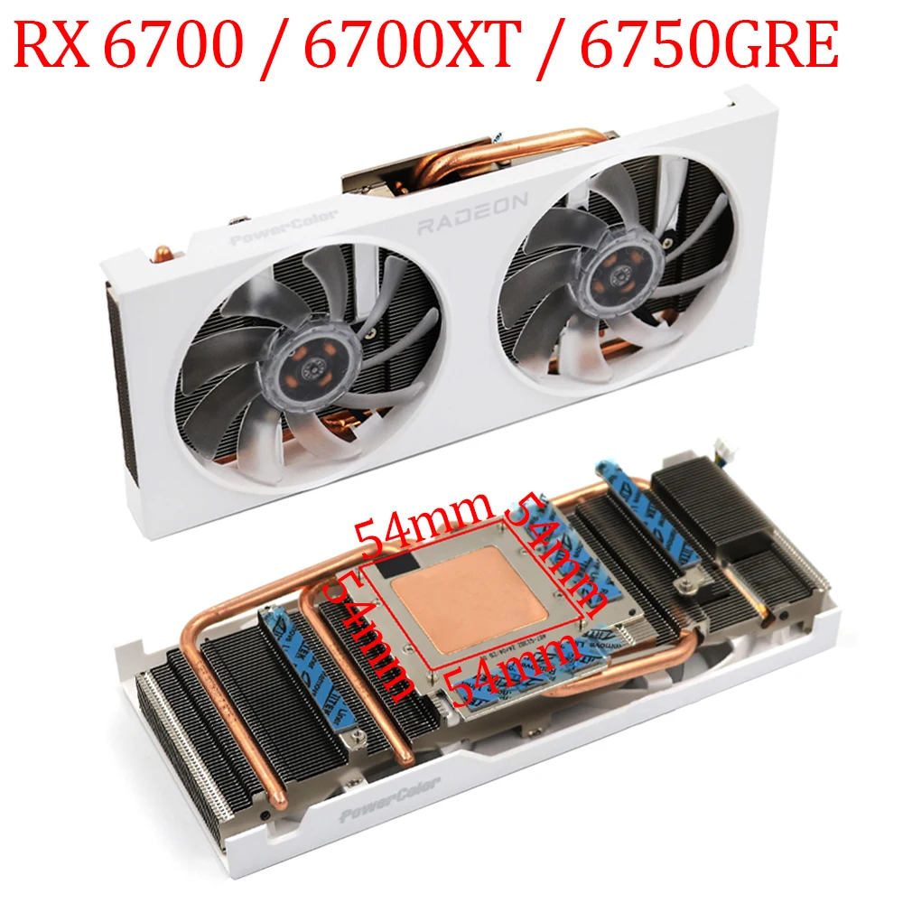 Original For PowerColor RADEON RX 5500XT 5700 5700XT 6500XT