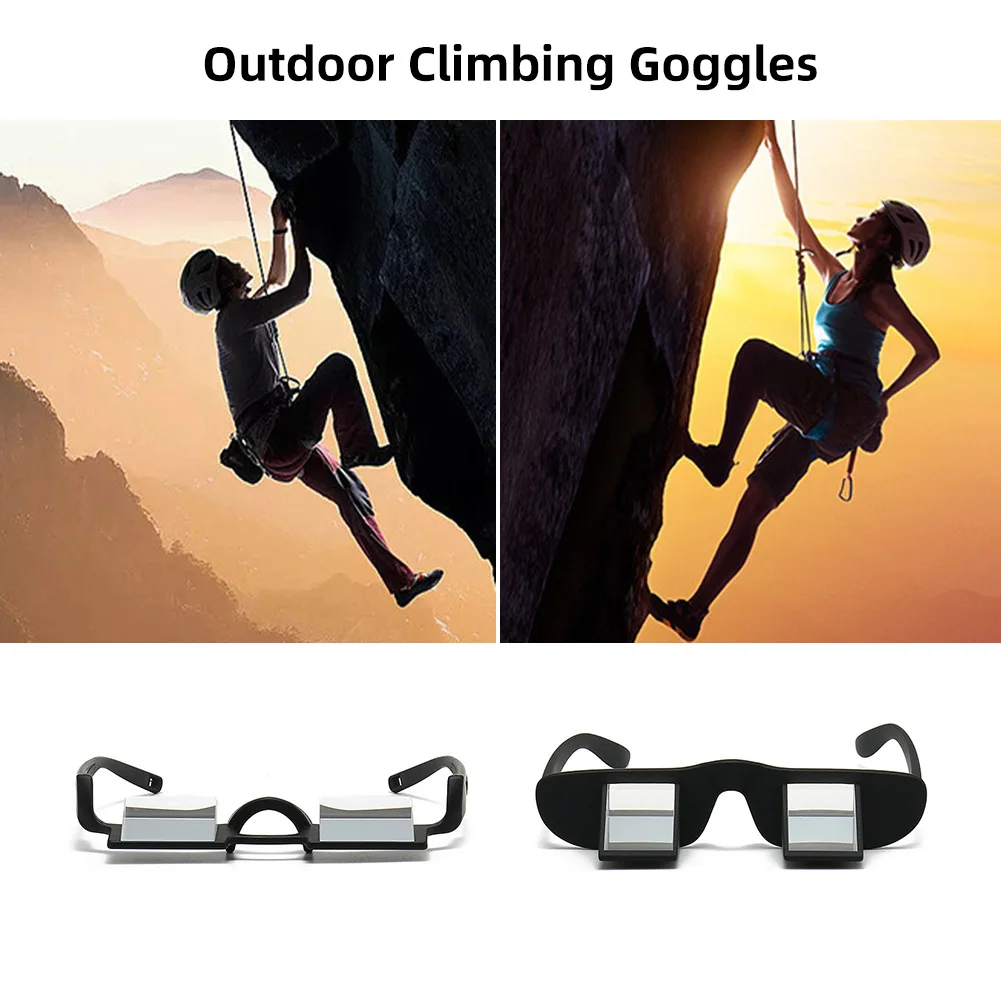 Outdoor Rock Climbing Clear Prism Glasses Eyeglasses Hight Transparent Comfortable Optical Refractive Light Weight Belay Glasses