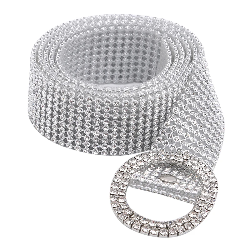 Bright Shiny Female'S Belt Waist Chain Luxury Sweet Waist Belt 2022