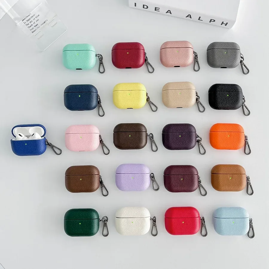 Fundas Per Apple Airpods Pro 2 Custodia Airpods2 Candy /Luxury Colorful Pu Leather Bluetooth Auricolare Cover Airpods3 Box Airpod Pro2
