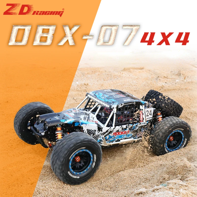 ZD RACING DBX-07 1/7 RC Car  6S Brushless 80km/h High Speed 4WD Off-road Buggy  Remote Control Desert Truck Model Toy for Boys
