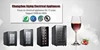 Wine Cooler 8 Bottles Refrigerator Wine Cabinet 22L Fridge Freestanding 6