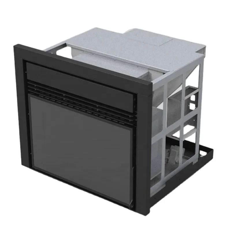 Heying 8kw Built-in Pellet Fireplace Cast Iron Pellet Heater For Home Heating Decorating The Home
