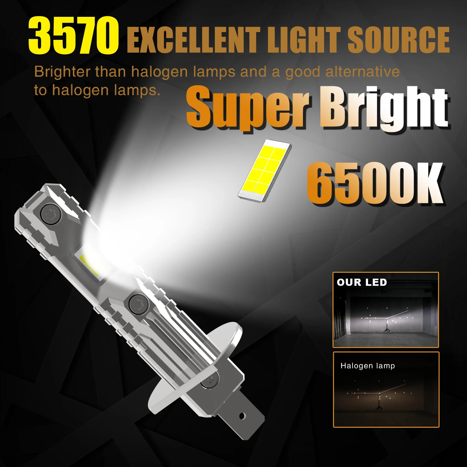 2x H1 Led 라이트 Canbus 전구 높은 전력 자동차 헤드 라이트 자동 안개 다이오드 모토 운전 램프 12V 55W Opel Astra H 2007 2014