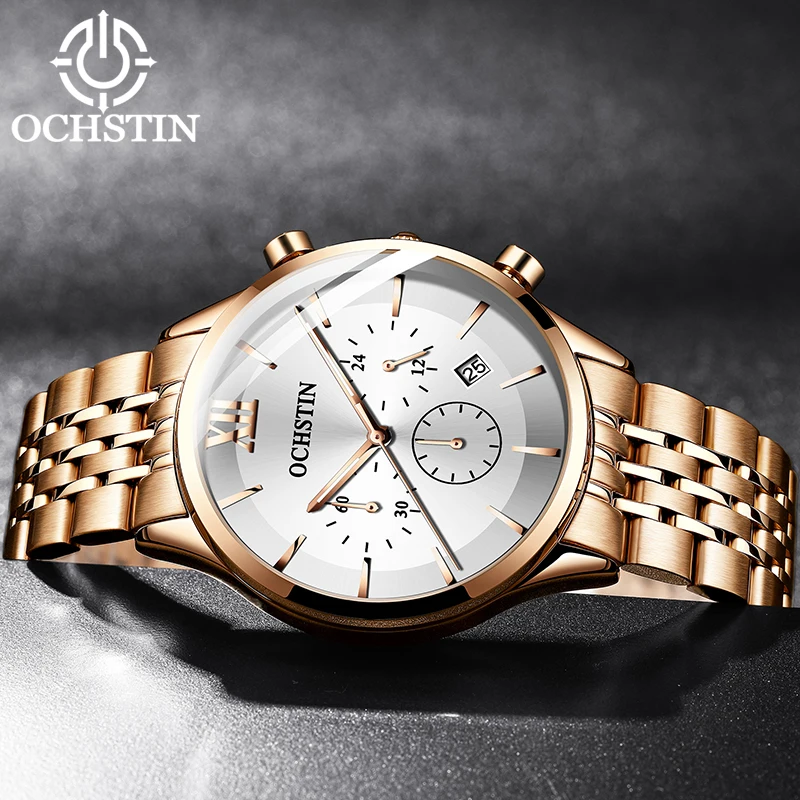 Ochstin 2024 New Fashionable and Gorgeous Commander Series Original Multi functional Quartz Movement Watch Men's Quartz Watch