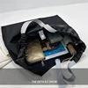 Large Reusable Shopping Bag Portable Oxford Fabric Waterproof Drawstring Foldable Simple Organizer Storage Shopper Handbag 5
