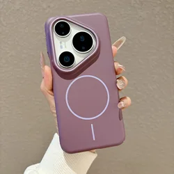 Magsafe Candy Color Matte Magnetic Phone Case for Huawei Mate 70 Air (PURPLE)